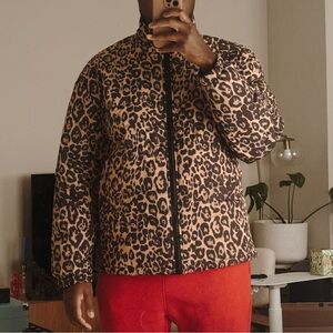 Leopard Print Men's Jacket